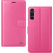 AIMOYU for Samsung Galaxy A16 5G/4G Flip Wallet Leather Case with 4 Card Slots, Kickstand, RFID Blocking, Magnetic Protective Shockproof Cover - Peach Pink