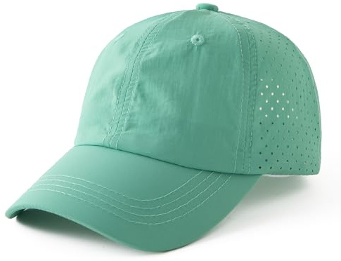 Jastore Kids Sun Hats for Girls Boys Quick Drying Baseball Cap Lightweight Sun Protection Hat for Outdoor Activity (US, Age, 3 Years, 6 Years, Green)