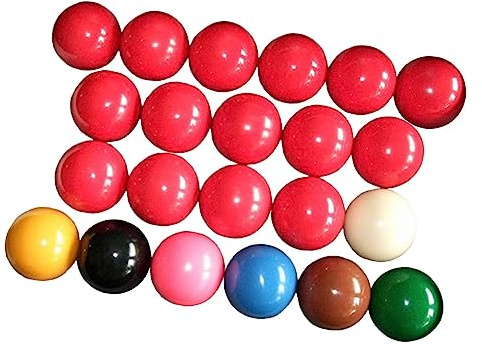 FytStycale Set di Palle da Snooker da 2 1/16 Pollici, Accessori per Tavolo da Biliardo di Dimensioni Standard, in Inglese.