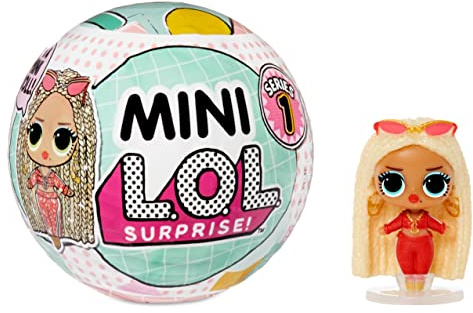 L.O.L. Surprise! Mini Kollektion Sammelpuppe - ZUFÄLLIGE Auswahl - 2-in-1 Verpackung Wird zum Spielset - inkl. OMG Puppe im Mini-Format & Accessoires - Geschenk für Kinder ab 4 Jahren