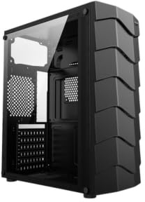 PC och bärbara datorer Machpower märke fodral gaming 1 LED RGB, 1 fläkt RGB, 3 USB, akryl. Panel