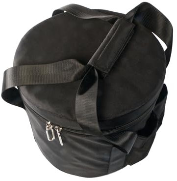 Fame Klangschalen Tasche 8-10, Professionelle Tragetasche, Schutz und Transport, Ergonomische Griffe, Herausnehmbares Innenpolster, Stilvolles Design, Geeignet für 8-10 Klangschalen
