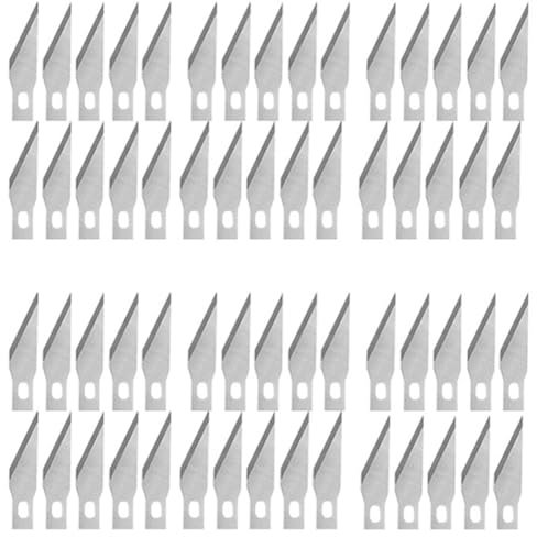 Simpls 100 Stück Xacto Blades Exacto Messerklingen 11 – Schneidwerkzeug Aus Kohlenstoffstahl
