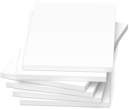 Note Pads 4x6, 6 Pack Mini Blank Notepad 4x6, Small Notepads 4x6 Paper Pads, Scratch Pads 4x6 Small Pads of Paper, Memo Pads 4x6, White Server Note Pad Paper, Small Pocket Notebook 4x6, 50 Sheets/Pad