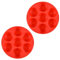 Kioiner 2 Piezas Moldes Silicona, Moldes Silicona Reposteria, Molde Magdalenas, Bandejas para Hornear Muffin con Recubrimiento Antiadherente, Adecuado para Hacer Muffins, Cupcakes, Brownies