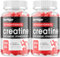 Bonbons Gélifiés à la Créatine Monohydrate 5000mg, Créatine à Haute Dose avec Taurine, Vitamines B12 et B6, Alternative aux Capsules et Poudres de Créatine, Végétalien, 60 Unité (Lot de 2)