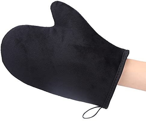 Generic Guante Autobronceador para Aplicar Loción Reutilizable Herramienta Guante de Playa para un Bronceado Uniforme, para Aplicar Loción autobronceadora; Hecho de Pegamento Flocado de Esponja, Tela