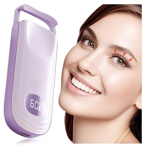 Rizador de Pestañas Térmico Eléctrico Listo en 3s con Cabezal Ancho de 35mm, 4 Temperaturas Hasta 75°C y Calor Constante NTC para Rizado 24h Allen Wimperntypen