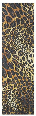 LDIYEU Goldener Leopard Kunst Skateboard Griptape rutschfest Selbstklebend Longboard Griptapes Aufkleber Griffband 33X 9(1pcs)
