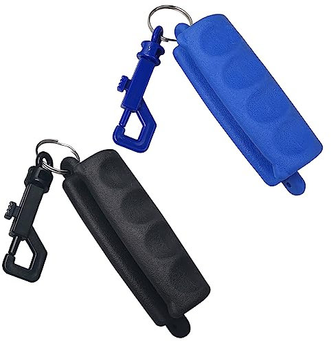 THREE ARCHERS Bogenschießen Pfeilzieher 2 Stück Gummi Pfeil Puller mit Gürtelclip für einfaches Pfeilziehen und Handschutz (schwarz & blau)