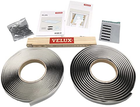 Ricambi per finestre VELUX - Set di corda di tenuta in butile Nastro sigillante per esterni Sostituzione della lastra Manutenzione Kit di riparazione per finestre in plastica e finestre in legno