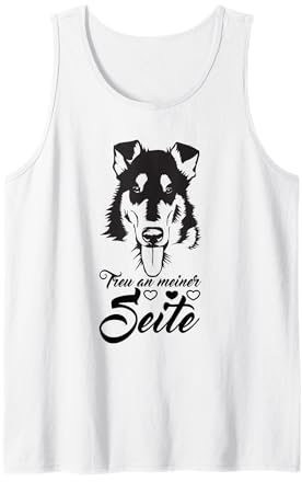 Kurzhaarcollie Kurzhaar Collie Hund Herrchen Frauchen Hunde Tank Top