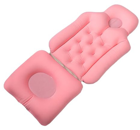 PRETYZOOM Badewannenmatte Mit Kisseneffekt Aus Stoffmaterial Für Junge Mädchen Und Erwachsene rutschfeste Unterseite Waschbeckenbadkissen Für Neugeborene Leicht Zu Waschen Verstauen