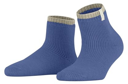 FALKE dam Strumpor Cosy Plush W Sso ull alpaca mönstrade 1 par, Blå Og Ribbon Blue 6318, 39-42