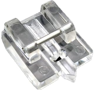 La Canilla Piedino per cerniere invisibili, trasparente, compatibile con macchine da cucire PFAFF Hobby, Performance, Creative, Ambition, Tiptronic, Expression, Select