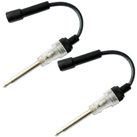HANABASS Probador de Chispa de Encendido para Motor 2 Piezas Comprobador de Bujías Dos Orificios Detector de Bobina para Diagnóstico Automotriz Herramienta Práctica para Sistemas de