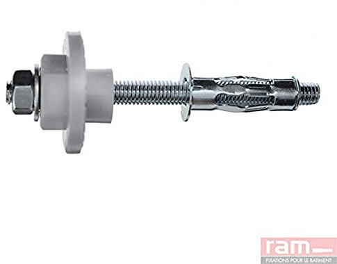 Ram - Fixation Lavabo par Cheville à Expansion, 8mm x 50mm