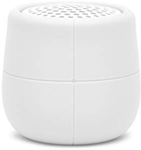 Lexon Mino X Floating Bluetooth Speaker, IPX7 Water Resistant, Rechargeable & Pairable - White