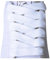 Olukssck 2 Pares Cordones Planos para Zapatillas, Cordones universales Repuesto para Zapatos para Calzado Deporte y Botas - Anchura 15 mm, Blanco, 94cm