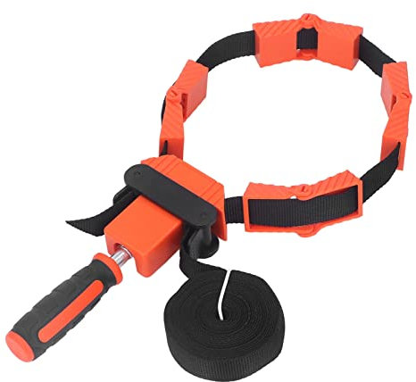 FLEXMAN 4M Nylon Band Clamp, Portable Strap Clamps for Woodworking, Adjustable Woodworking Frame Clamp for Boxes Photo Frames Barrels