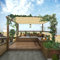 Bamboo Roof Roll for Garden Border and Privacy Screen Tropical Style Outdoor Bamboo Fence for Balcony Backyard and Patio Thermal Insulation Natural Black Line Color