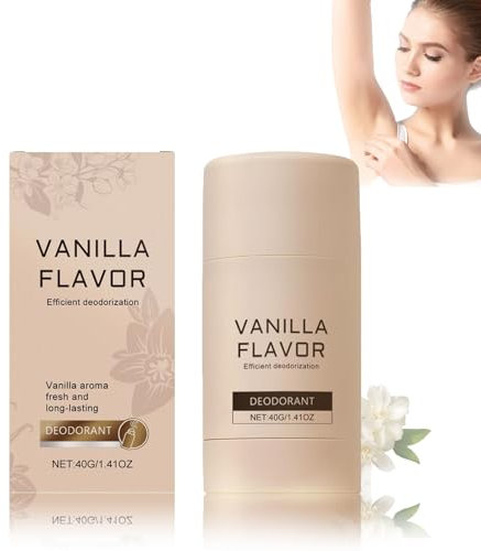 Körperdeodorant, Natürliches Buttercreme & Vanille Deodorant, Roll-on-Deodorant für Kinder, Schützen Sie Die Haut und Verhindern Sie Trockene Haut, Kinder Deo für Kinder ab 8 Jahre (1P)