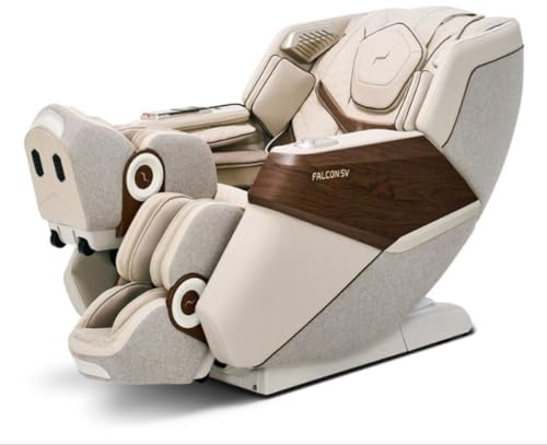 vComfort Bodyfriend Falcon SV Rovo 4D XD Massage Chair – Rovo Leg Motion, Brain Sensory Programs, Cycling Modes, Full-Body Airbags, Thermal Heat Therapy, Accupressure & Stretch Functions