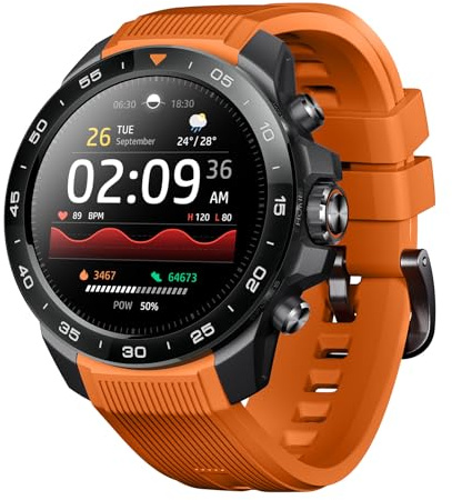 Mibro GS Explorer S Orologio Smartwatch uomo Militare GPS Outdoor con 1,32 AMOLED,Bi-Band GNSS,10 ATM,20 Giorni di Autonomia,Chiamate Bluetooth, Cardio e VO2max,2 Cinturini, per Android e iOS
