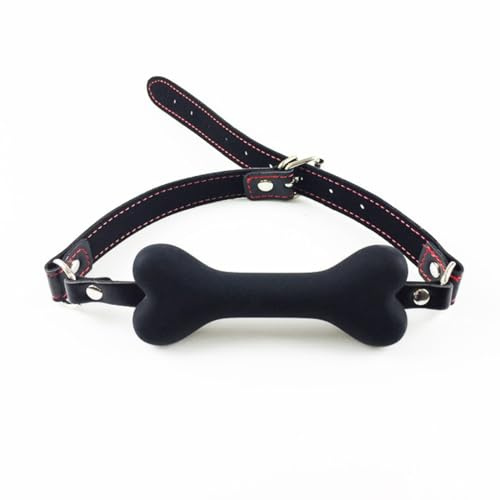 LONZIKP Mordaza Boca de Hueso de Silicona – Suave, Ajustable, Segura para Sexo BDSM y Fetichismo. Confort y Control en Juegos de Rol para Parejas.
