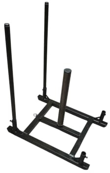 Trineo de Arrastre y Empuje para Crossfit, Hyrox y Gimnasio, Sled de Fuerza Compatible con Discos Olímpicos de 50 mm Entrenamiento Funcional, Sprint, Potencia