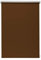 Beyond Drape Thermo-Rollo nach Maß ohne Bohren mit Klemmträger Verdunkelungsrollo Seitenzugrollo Klemmrollo Blackout Silberbeschichtung Klemmfix Braun Breite:81-90 cm, Länge:101-131 cm