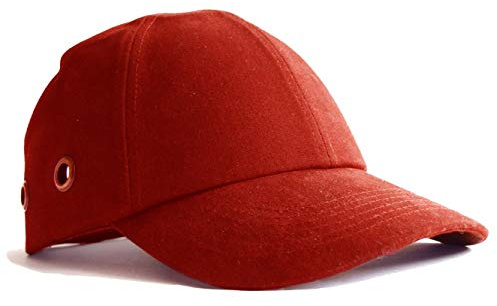 B Brand Safety Baseball Cap Hard Hat Bump Cap Red Vented