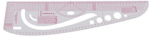 Schneiderlineal, tragbares Multifunktions-3245-Kurvenlineal aus Kunststoffmaterial, hohe Genauigkeit für die Musterherstellung für den Haushalt