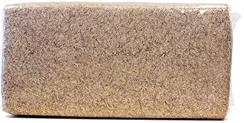 Terra Exotica Hanfeinstreu - 3,5 Kg oder 14 Kg - Einstreu geeignet für Pferde, Hühner, Geflügel, Rinder, Ziegen, Chinchillas und Nager, Staubarm und & extrem Saugfähig (ohne Eukalyptus) (14 Kg)