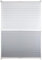 Sunlusso Thermo Plissee ohne Bohren Verdunkelung - 80 x 140 cm, Weiß & Grau (Blackout) - 2-in-1 Plissee Day & Night - Blickdicht & lichtundurchlässig - Thermoplissee, Verdunklungsplissee