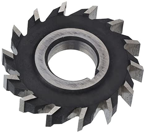 Disc Milling Cutter, Face Milling Cutter 63mm/2.5in, 14 Teeth Face Milling Cutter, High Speed Steel Mill Disc for Plane, Side Milling Cutters