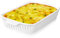 CYEER Auflaufform Groß Rechteckig, 38x23x8CM Lasagne Auflaufform Keramik, Ofenform Keramik mit Griffe für Aufläufe, Tiramisu, Lasagne (Weiß)
