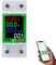 DEWIN Medidor Consumo Electrico WiFi,2P 63A 230VAC Contador Electrico Medidor de Energía Inteligente WiFi con Protección contra Sobretensión, Sobrecorriente, Fugas y Sobretemperatura
