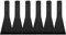Jimkply Lot de 6 spatules à raclette, spatules en nylon, spatules à raclette, spatules wmf, cuillères de cuisine antiadhésives, ustensiles de cuisine pour crème à spatule, fromage