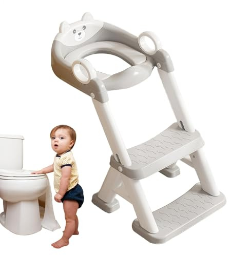 Toilettenleiter für Kinder, Upgraded Kindertoilette für und Mädchen, 2 in 1 Kind Toilettensitz mit Treppe, Upgraded Kindertoilette für und Mädchen, 2 in 1 Kind Toilettensitz mit Treppe,