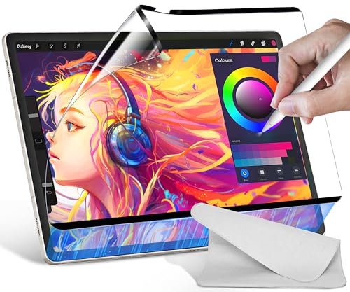 manlian Magnetischer Papier Schutzfolie für Samsung Galaxy Tab S10 Plus/Tab S9 FE Plus/S9 Plus/S8 Plus/S7 FE/S7 Plus 12,4, wie auf Papier Schreiben/Zeichnen, Abnehmbar und wiederverwendbar.