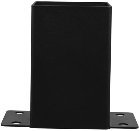 SUPVOX 1juego Soporte De Poste De Patio De Pesado Anclajes para Postes De Cerca Base De Placa para Deck y Pergola Resistente y Versátil para Construcción Exterior