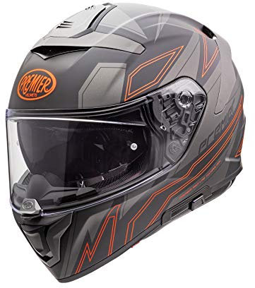 Premier HELM DEVIL EL 93 BM,GRAU/ORANGE,XL