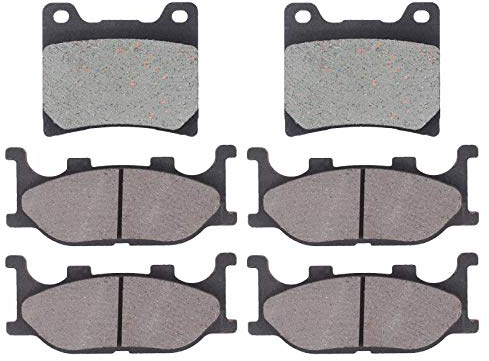 MOTOKU Front and Rear Brake Pads for Vstar 1100 1999-2009
