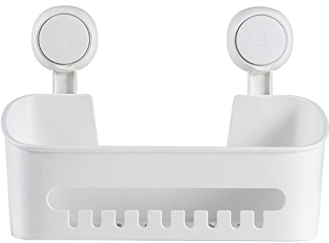 Uten Mensola Doccia con Ventosa, Portaoggetti Bagno Muro, Mensola Doccia Senza Foratura, Può Sopportare 10 kg, Mensola Bagno con Ventosa per Doccia Bagno Cucina, Per Doccia Accessori Shampoo Balsamo