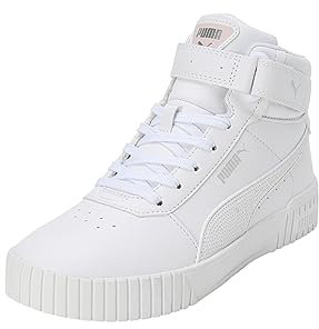 PUMA Carina 2.0 Mid-Winter Wonderland, Scarpe da Ginnastica Donna, Bianca Galaxy Rosa Argento, 37 EU