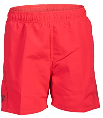 Arena Fundamentals Logo Junior Boxer R Jungen Strand- und Pool-Boxershorts, Badehose aus weichem, recyceltem und schnell trocknendem Material, Strand-Boxershorts mit Netz-Innenslip