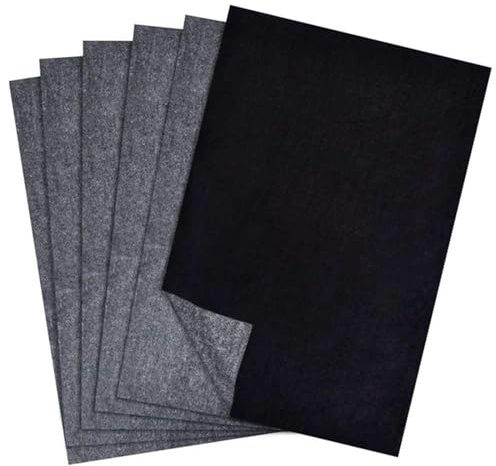 50 Sheets Carbon Paper, Carbon Paper for Tracing,Graphite Paper,Graphite Transfer Paper,(A4/8.3 x 11.7 Inches),Black