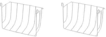 Nobby Salat- und Heuraufe, 28 x 19 cm, Silber, 1 Stück (Packung mit 2)