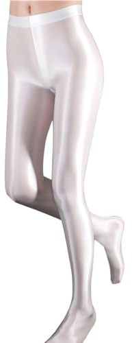 HTRUIYATY Collant Femme Collants Incassable Brillants à Effet Mouillé Collants Opaque Grande Taille Pour La Danse Leggings